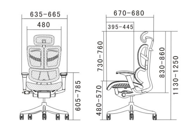 Fly ergonomic chairs HFYM01-G