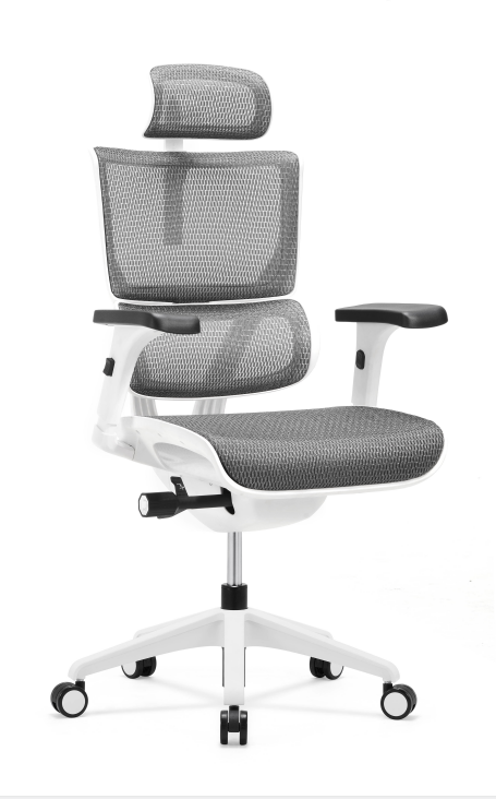 Lighten Up Your Home Office with a White Ergonomic Office Chair