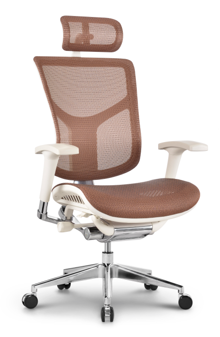 Lighten Up Your Home Office with a White Ergonomic Office Chair